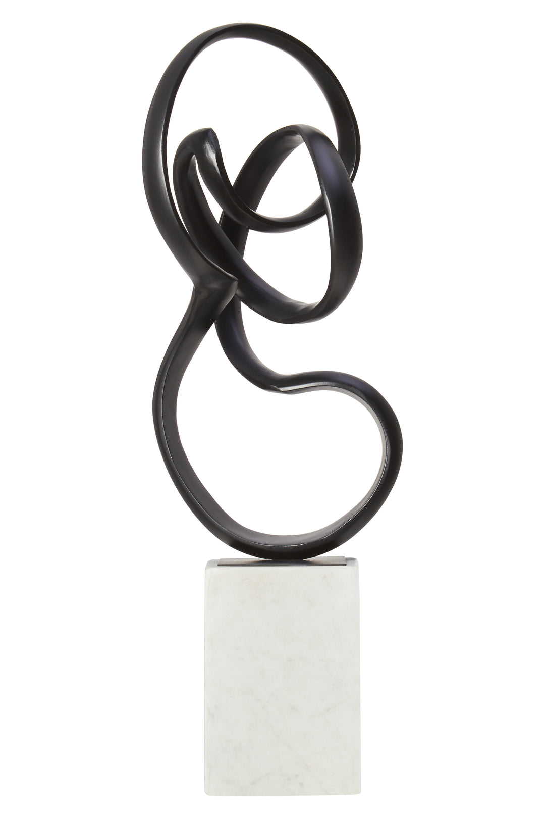 Desio Black Finish Aluminium Knot Sculpture