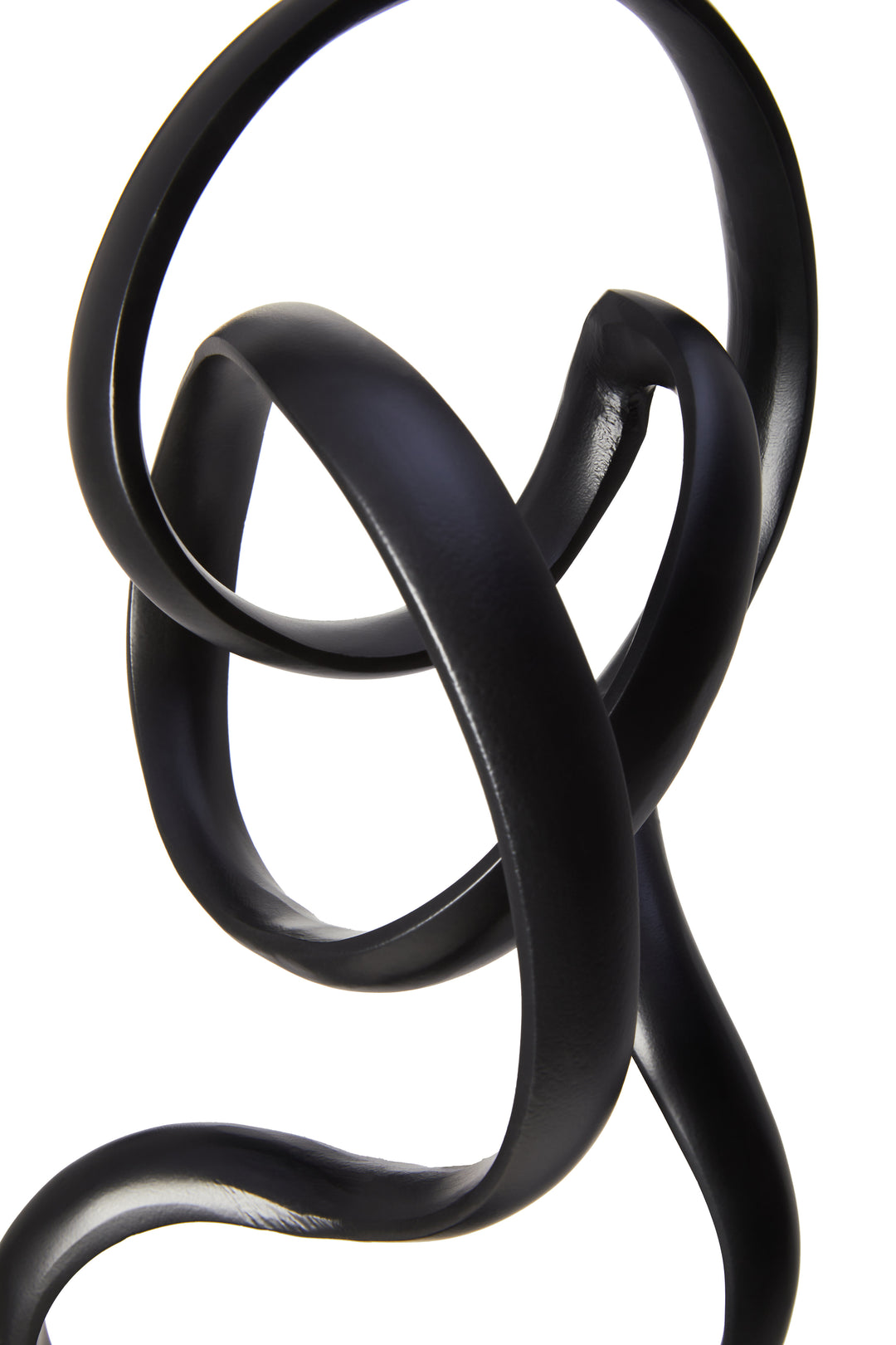 Desio Black Finish Aluminium Knot Sculpture
