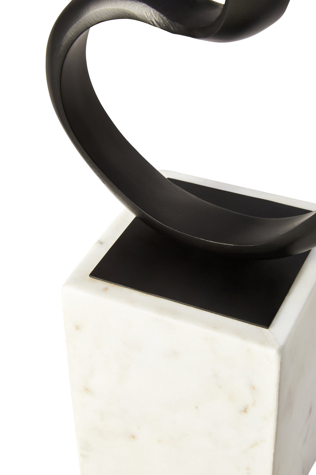 Desio Black Finish Aluminium Knot Sculpture