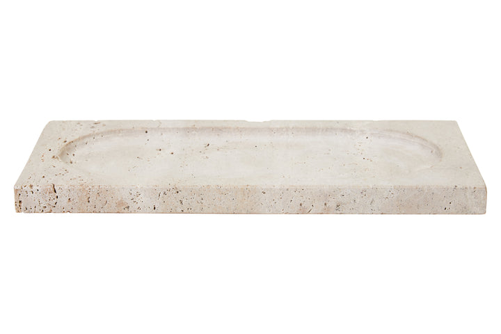 Avola Travertine Rectangular Decorative Tray