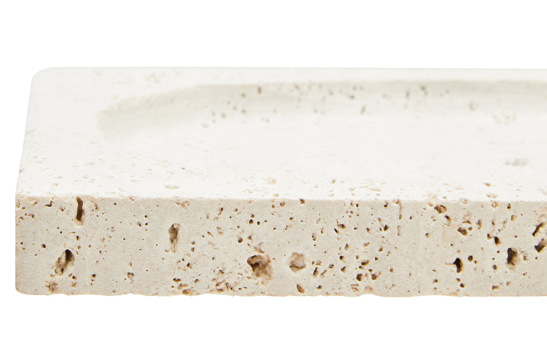 Avola Travertine Rectangular Decorative Tray