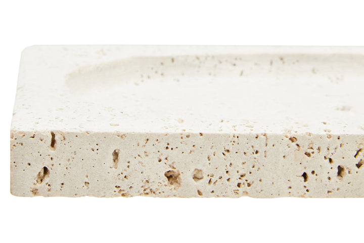 Avola Travertine Rectangular Decorative Tray