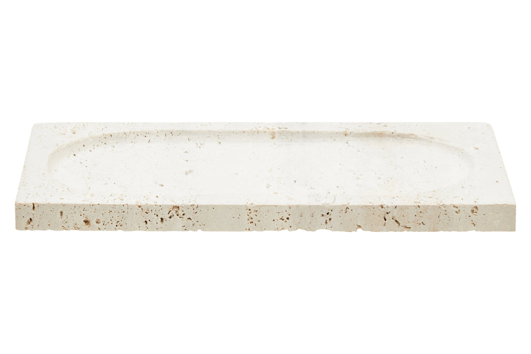 Avola Travertine Rectangular Decorative Tray