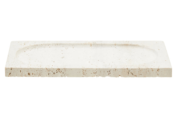 Avola Travertine Rectangular Decorative Tray