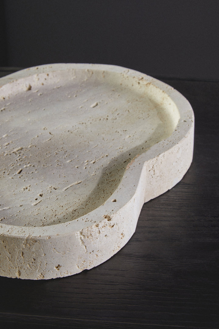 Avola Travertine Irregular Tray
