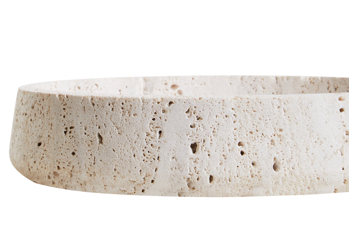 Avola Travertine Bowl