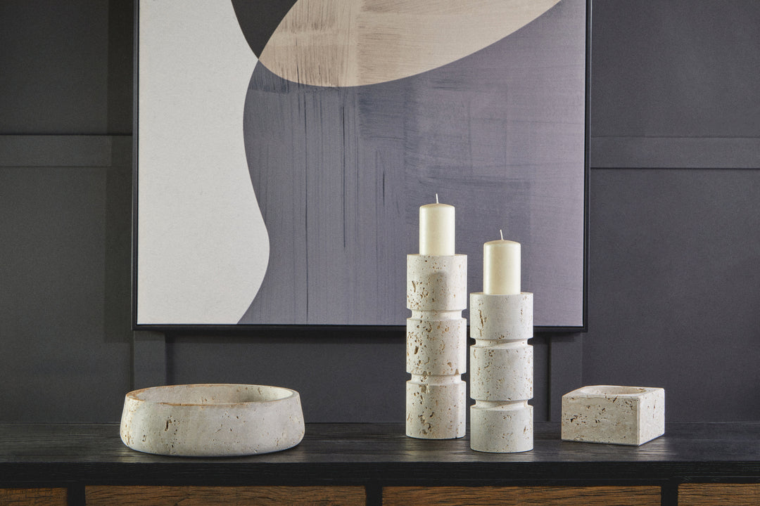 Avola Travertine Bowl