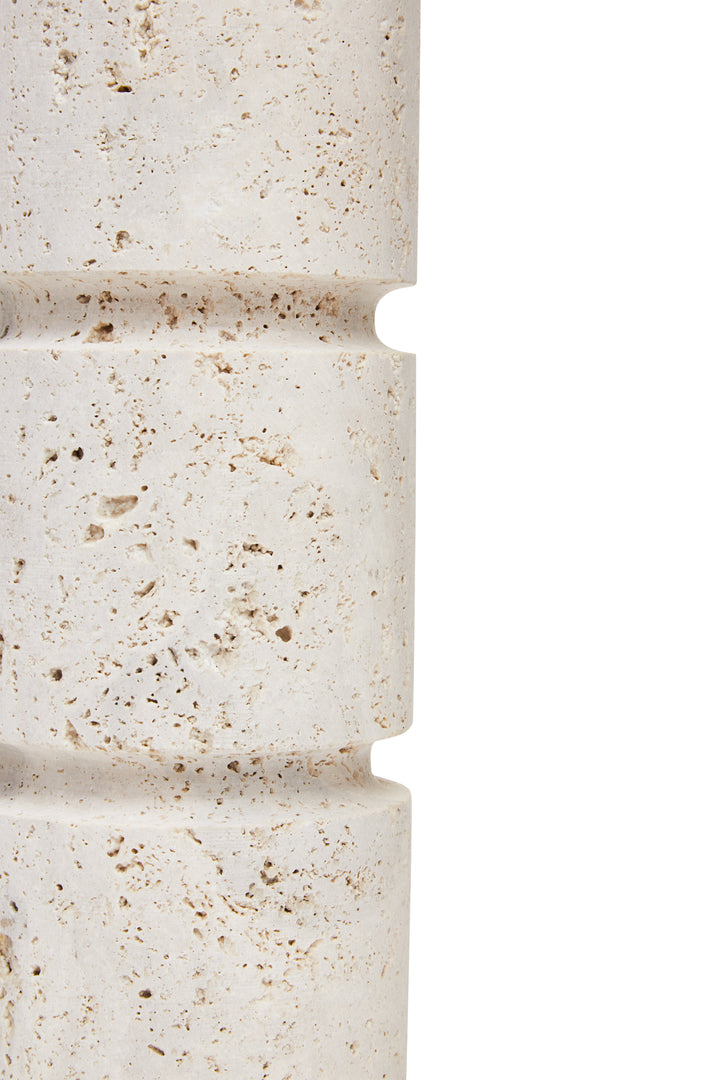 Avola Travertine Small Candle Holder