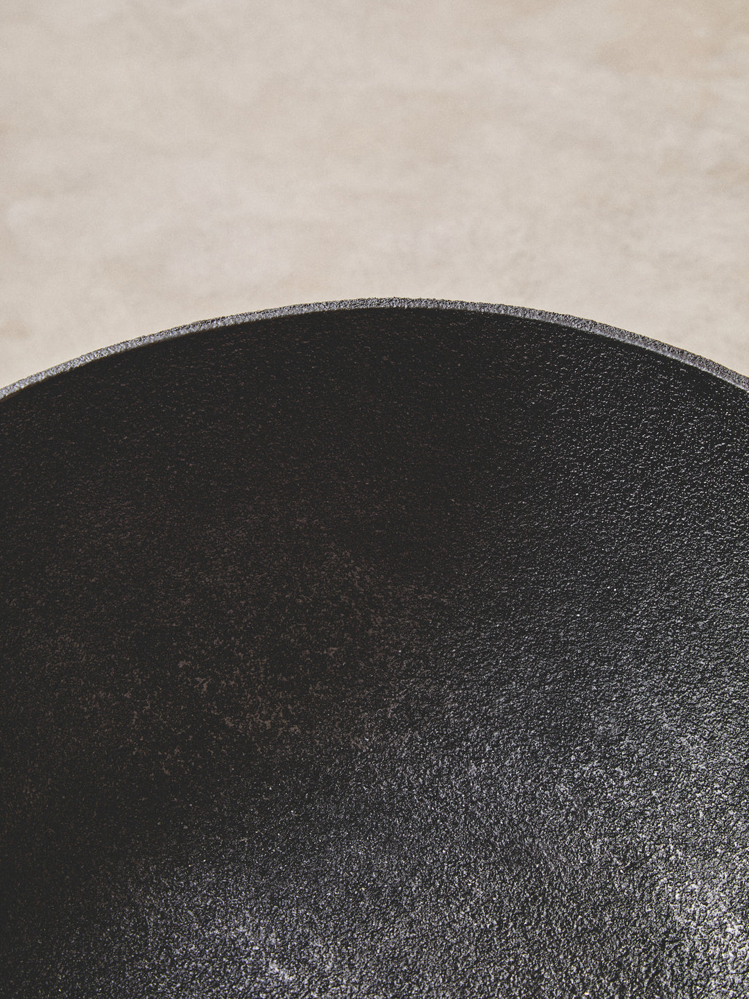 Urbino Large Textured Black Pedestal Bowl