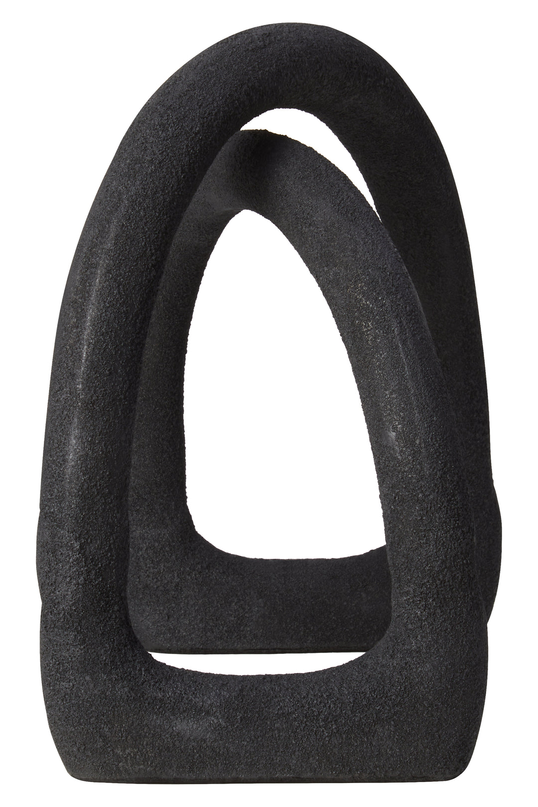 Urbino Textured Black Sculpture