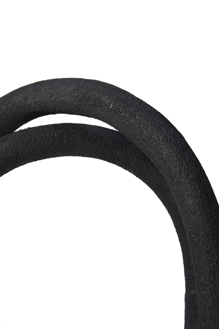 Urbino Textured Black Sculpture