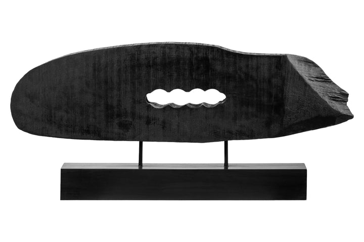 Trento Rustic Horizontal Mango Wood Sculpture