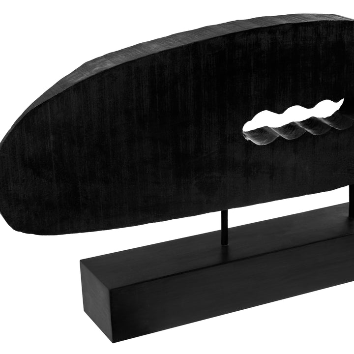 Trento Rustic Horizontal Mango Wood Sculpture