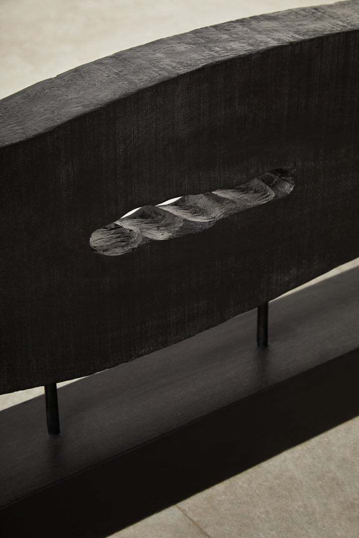Trento Rustic Horizontal Mango Wood Sculpture