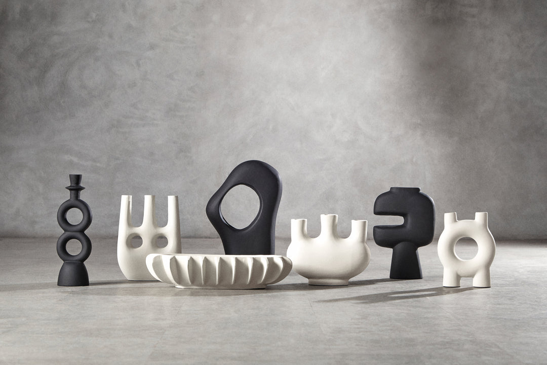 Remo Abstract Black Sculpture
