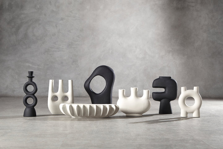 Remo Abstract Black Sculpture