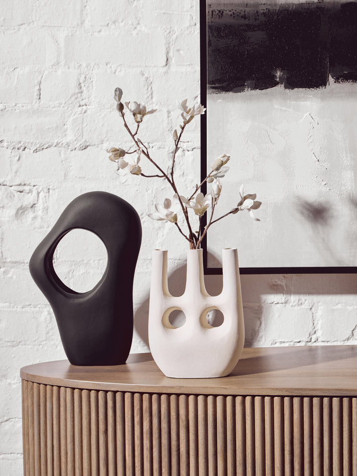 Remo Abstract Black Sculpture