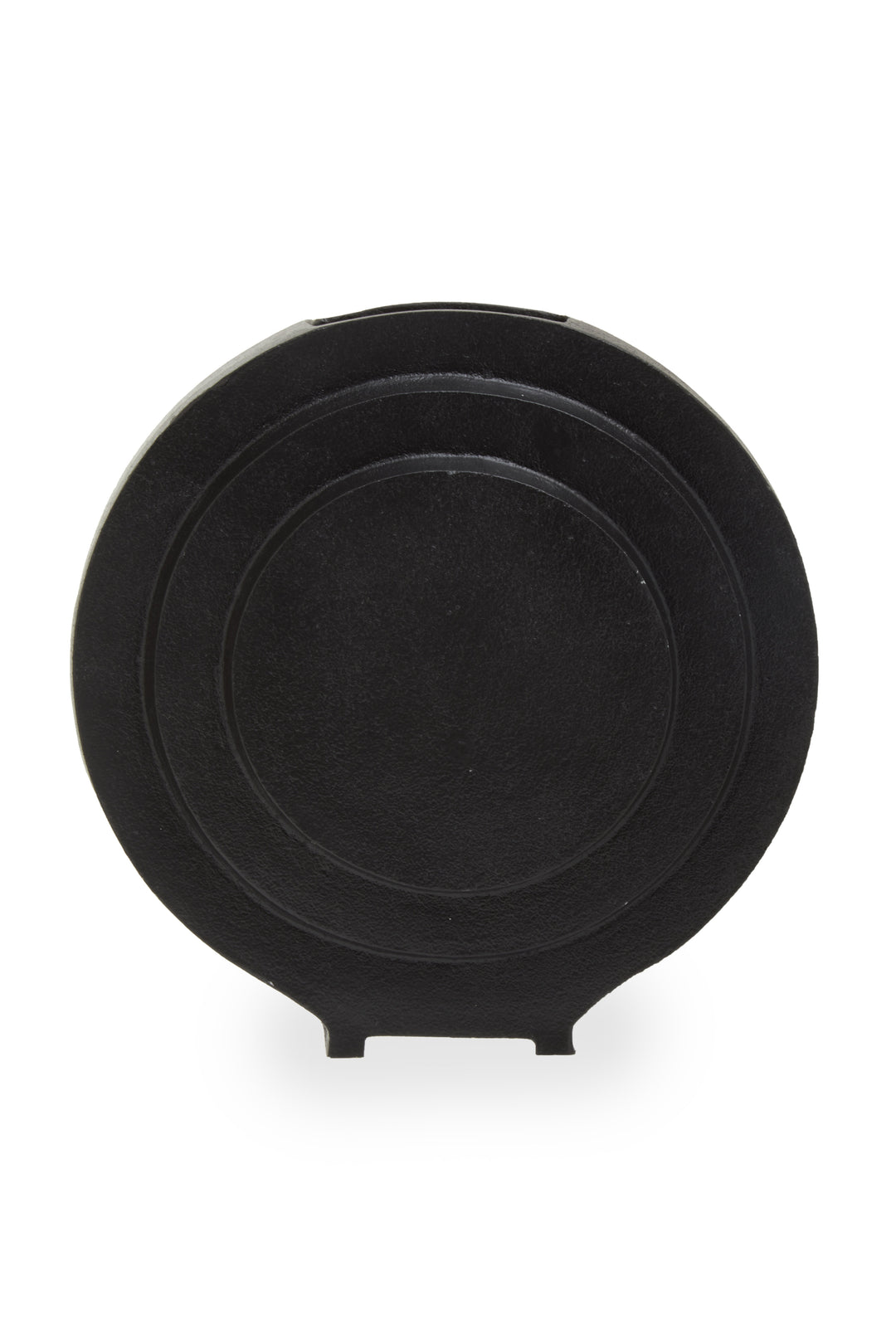 Remo Round Matte Black Finish Vase