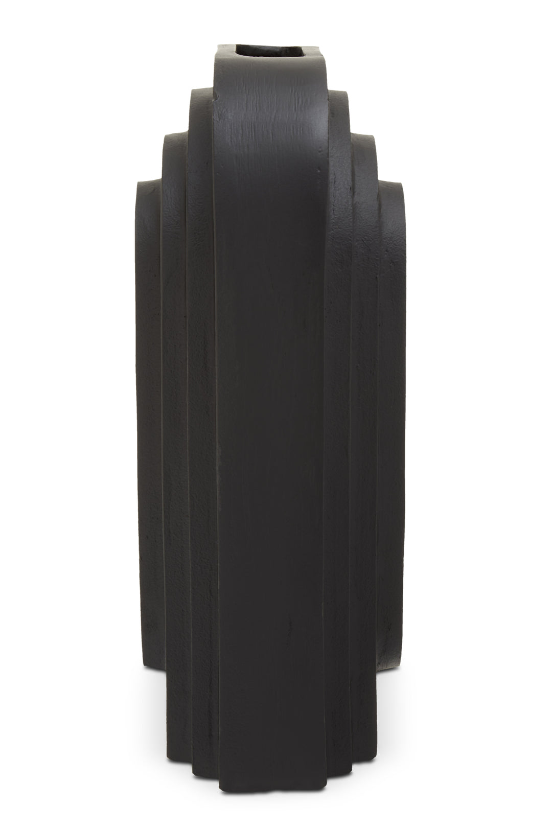 Remo Tall Matte Black Finish Vase