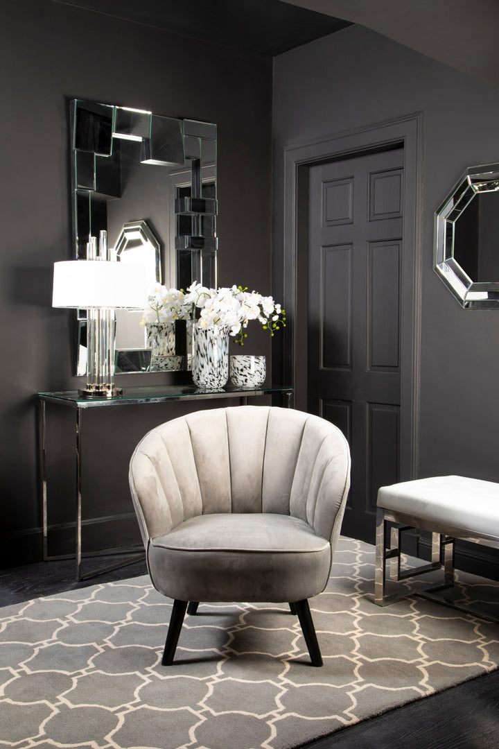 Cento Silver Table Lamp