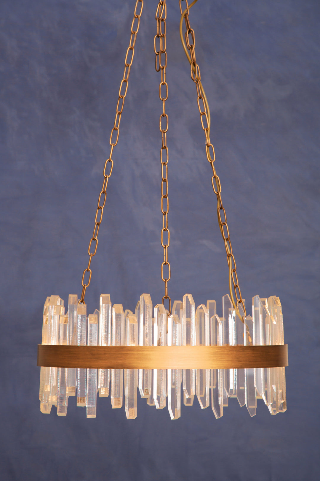 Vercelli Chandelier with Copper Band