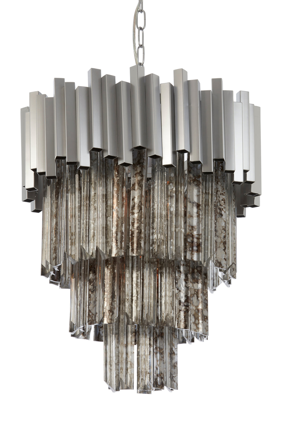Vercelli Large Nickel Chandelier