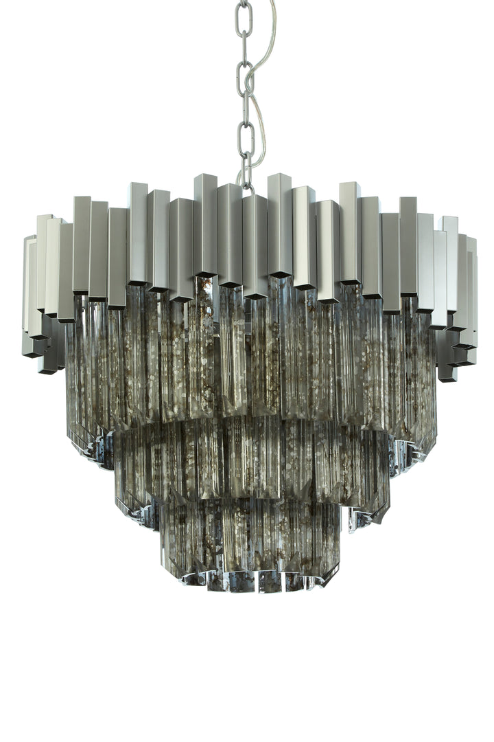 Vercelli Small Nickel Chandelier