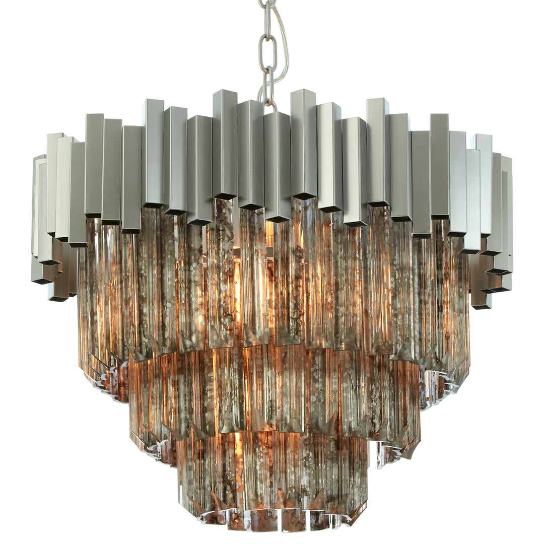 Vercelli Small Nickel Chandelier