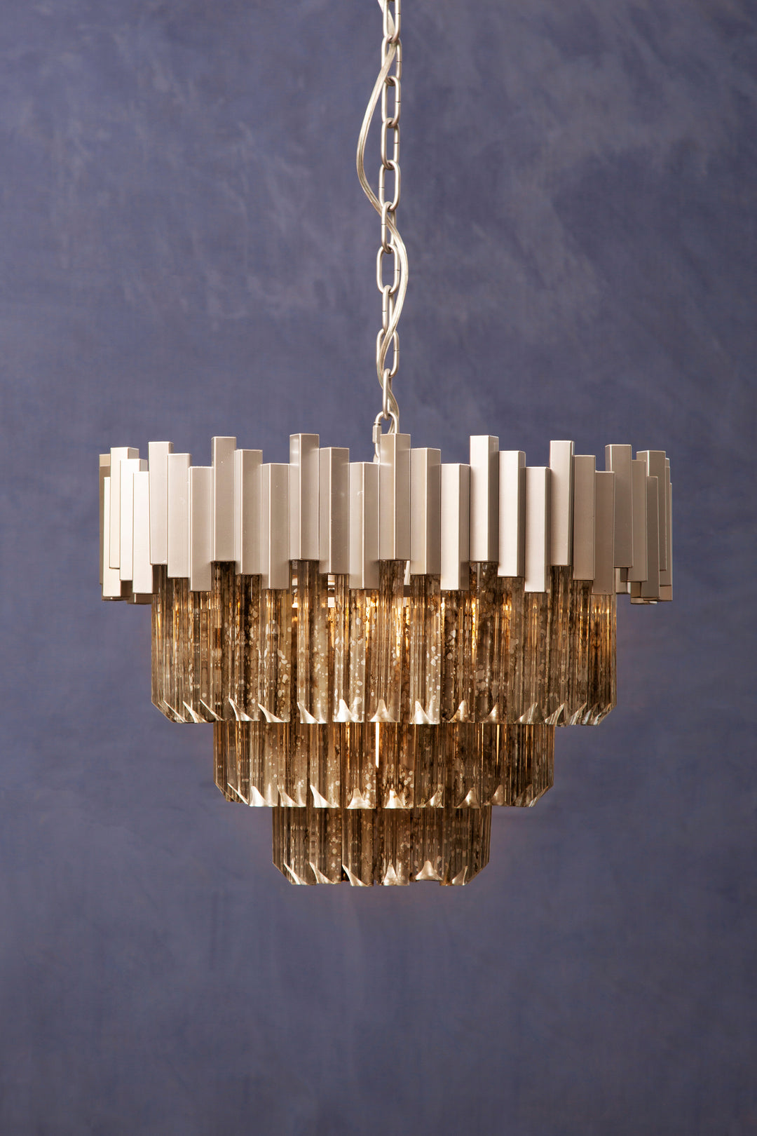 Vercelli Small Nickel Chandelier