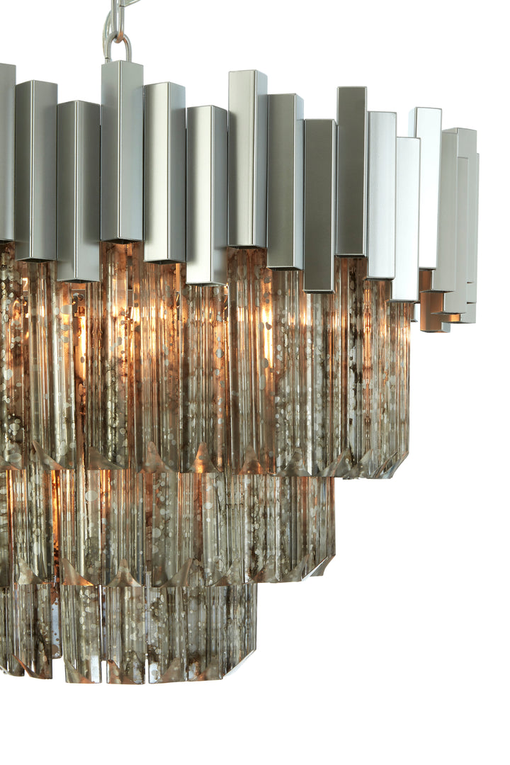 Vercelli Small Nickel Chandelier