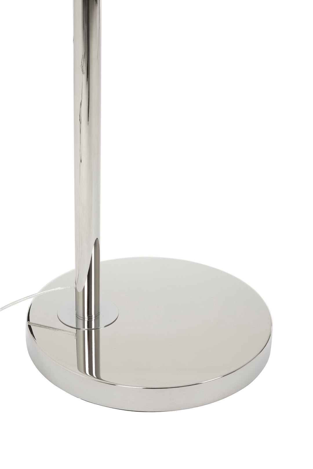 Preto Nickel Arc Floor Lamp