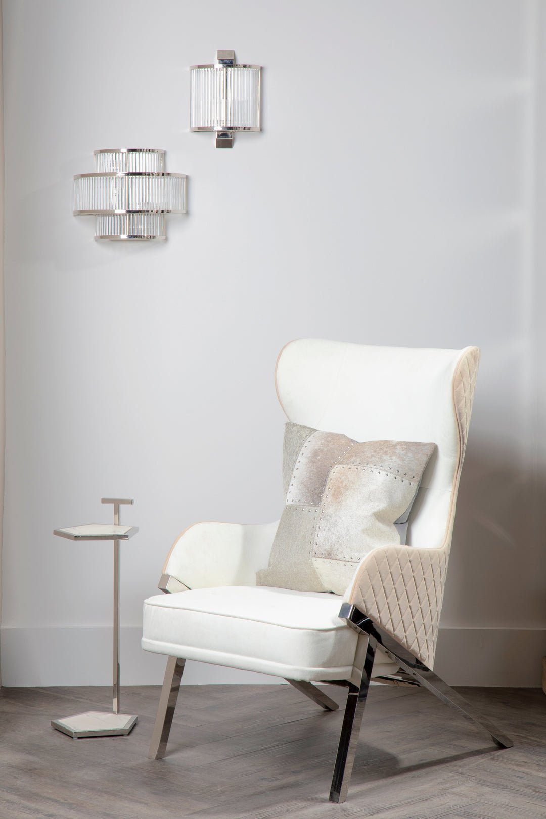 Nova Nickel Wall Light