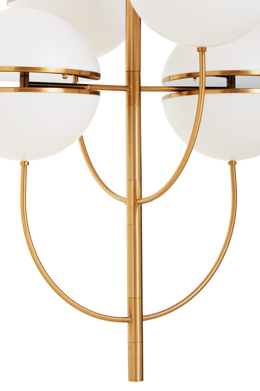 Vasto Four Ball Brass Pendant Light