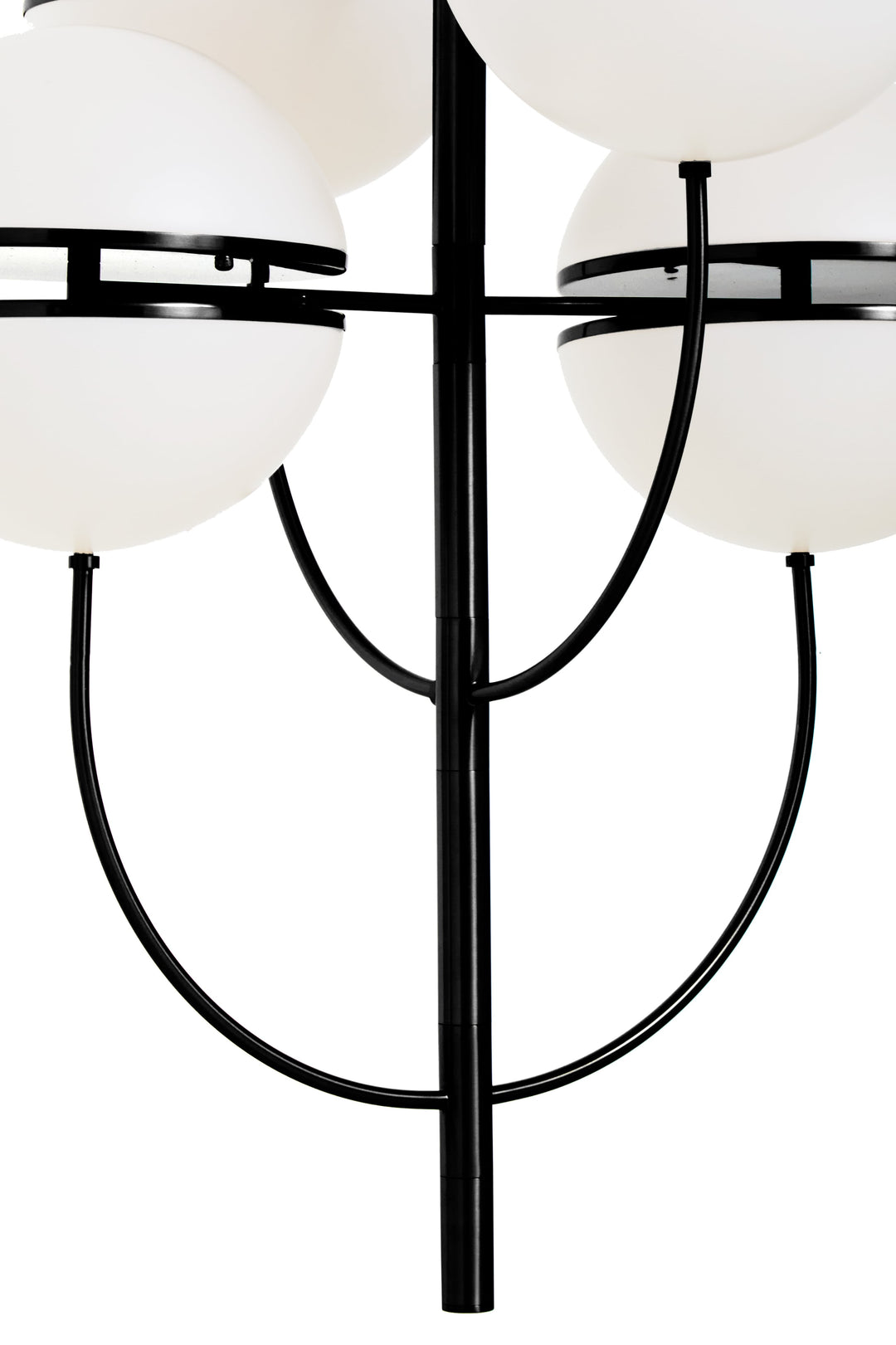 Vasto Four Ball Matte Black Pendant Light