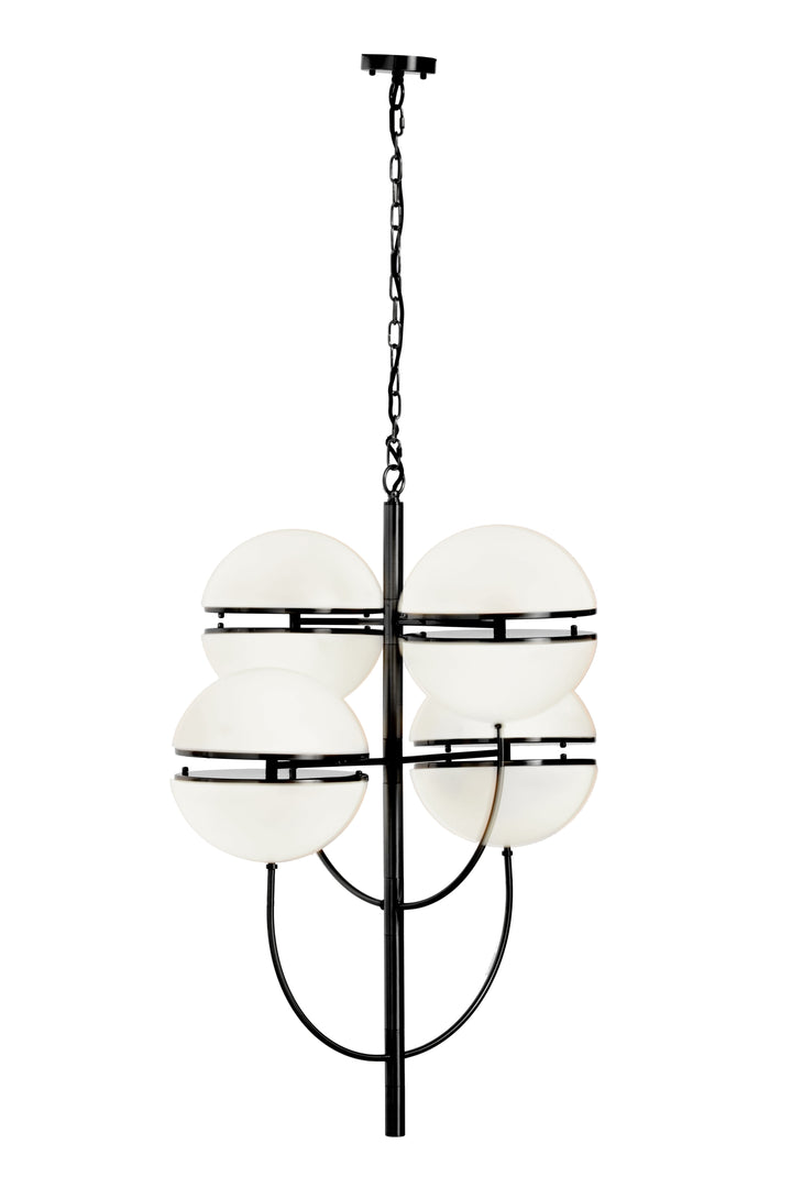 Vasto Four Ball Matte Black Pendant Light