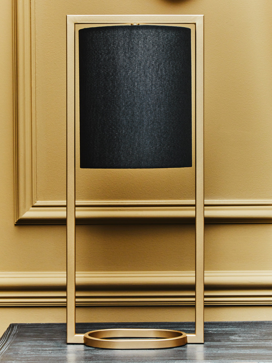 Torino Black And Gold Table Lamp