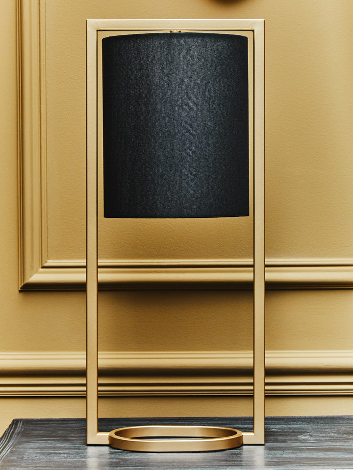 Torino Black And Gold Table Lamp