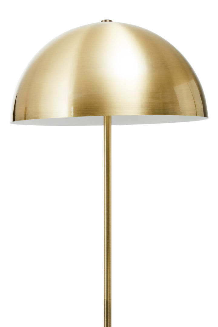 Nola Brushed Brass Metal Floor Lamp