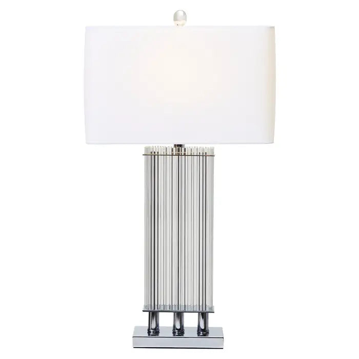 Lugo Table Lamp With Silver Base