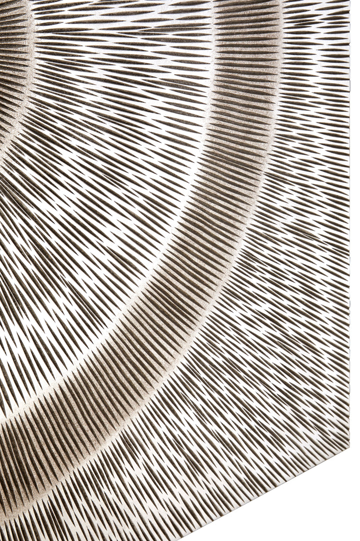 Milano Silver Wood Carving Wall Art