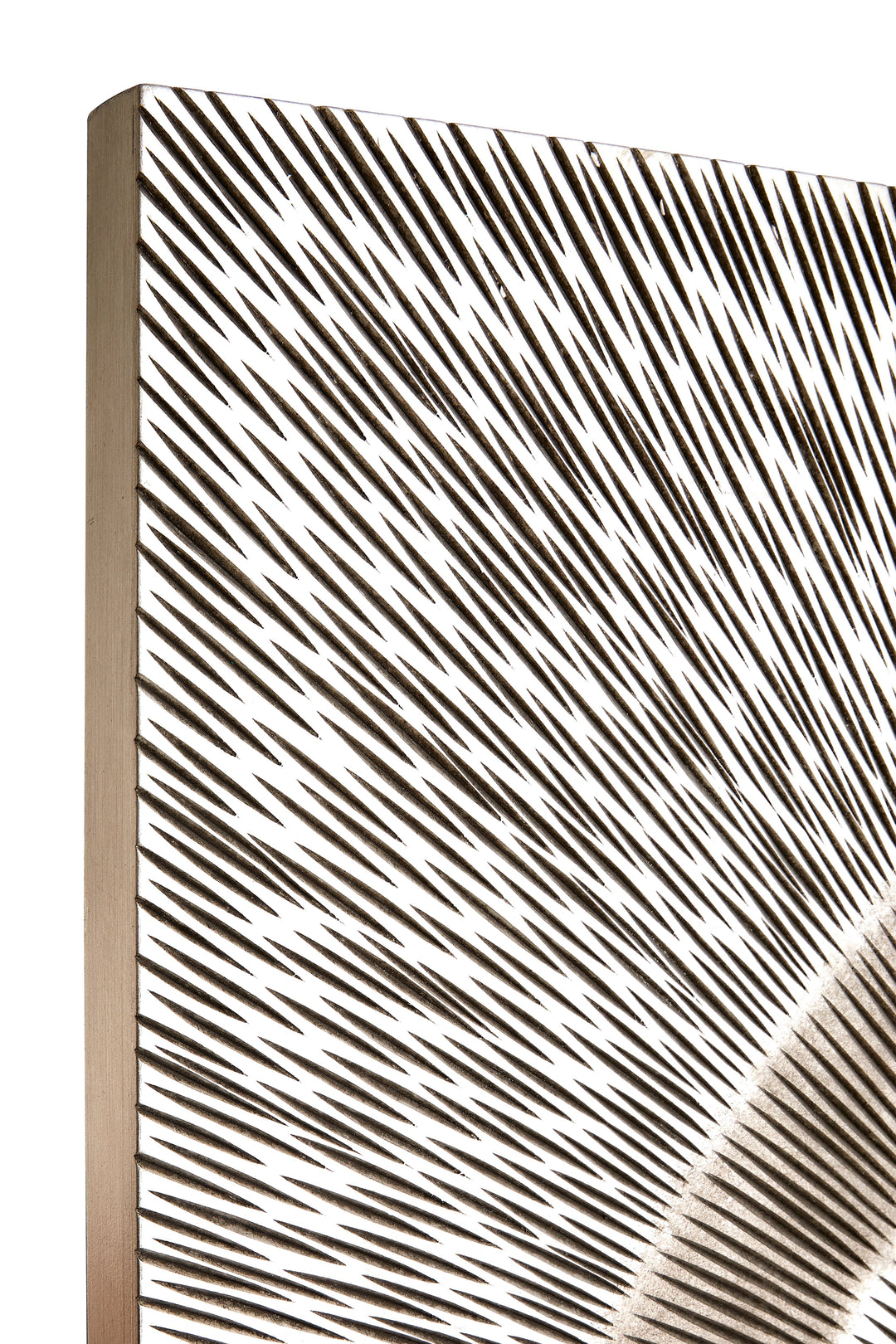 Milano Silver Wood Carving Wall Art