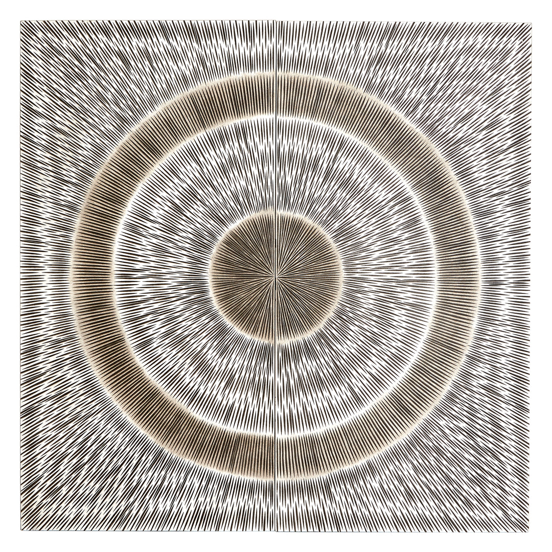 Milano Silver Wood Carving Wall Art