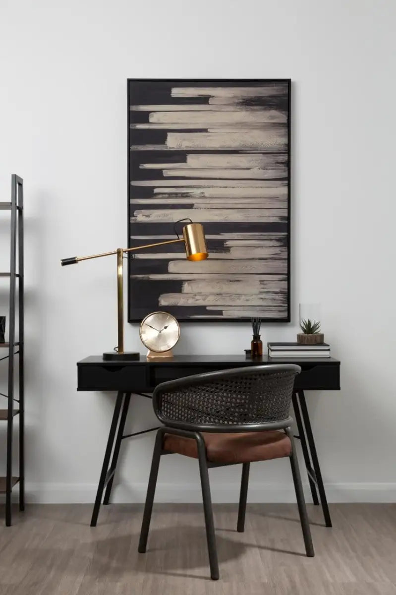 Otranto Canvas Black Wall Art