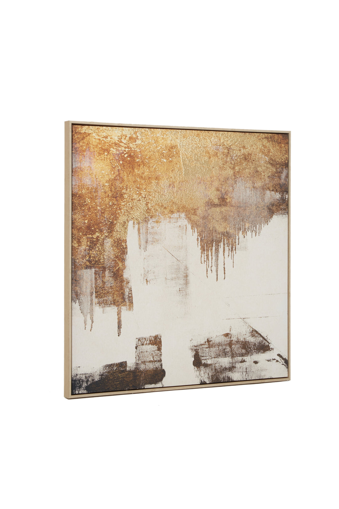 Sienna Abstract Gold Foil Wall Art