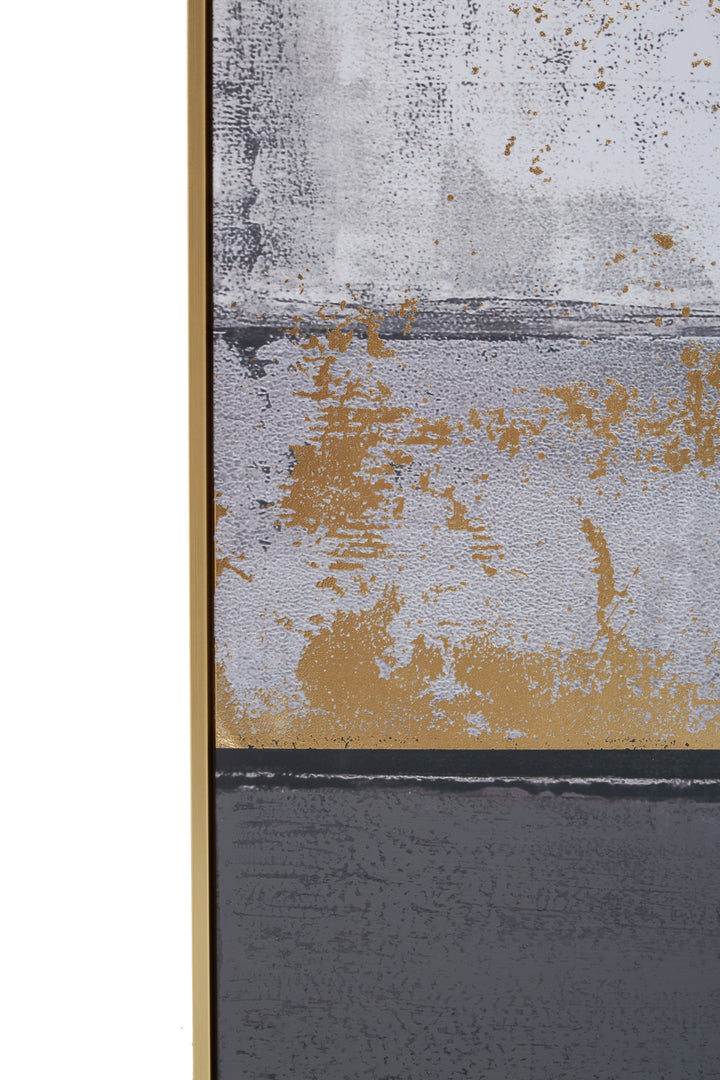 Sienna Grey Oil Paint Wall Artwork