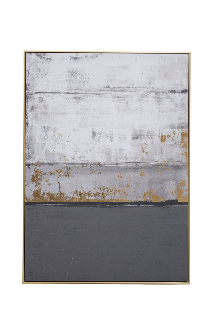 Sienna Grey Oil Paint Wall Artwork