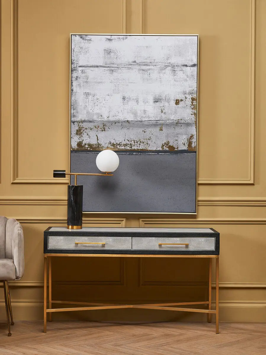 Sienna Grey Oil Paint Wall Artwork