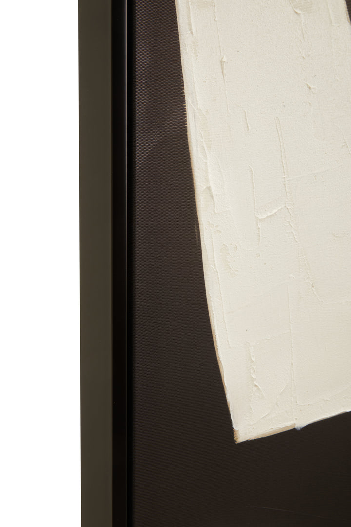 Nuoro Monochrome Abstract Textured Wall Art