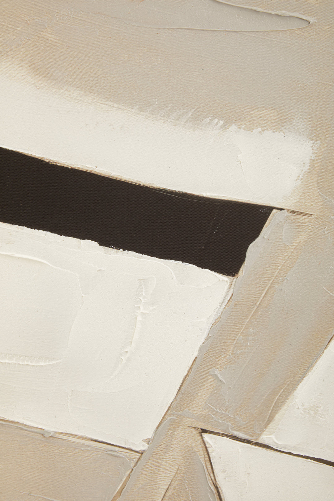 Nuoro Monochrome Abstract Textured Wall Art