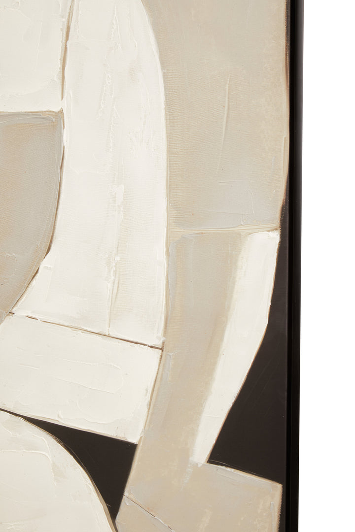 Nuoro Monochrome Abstract Textured Wall Art